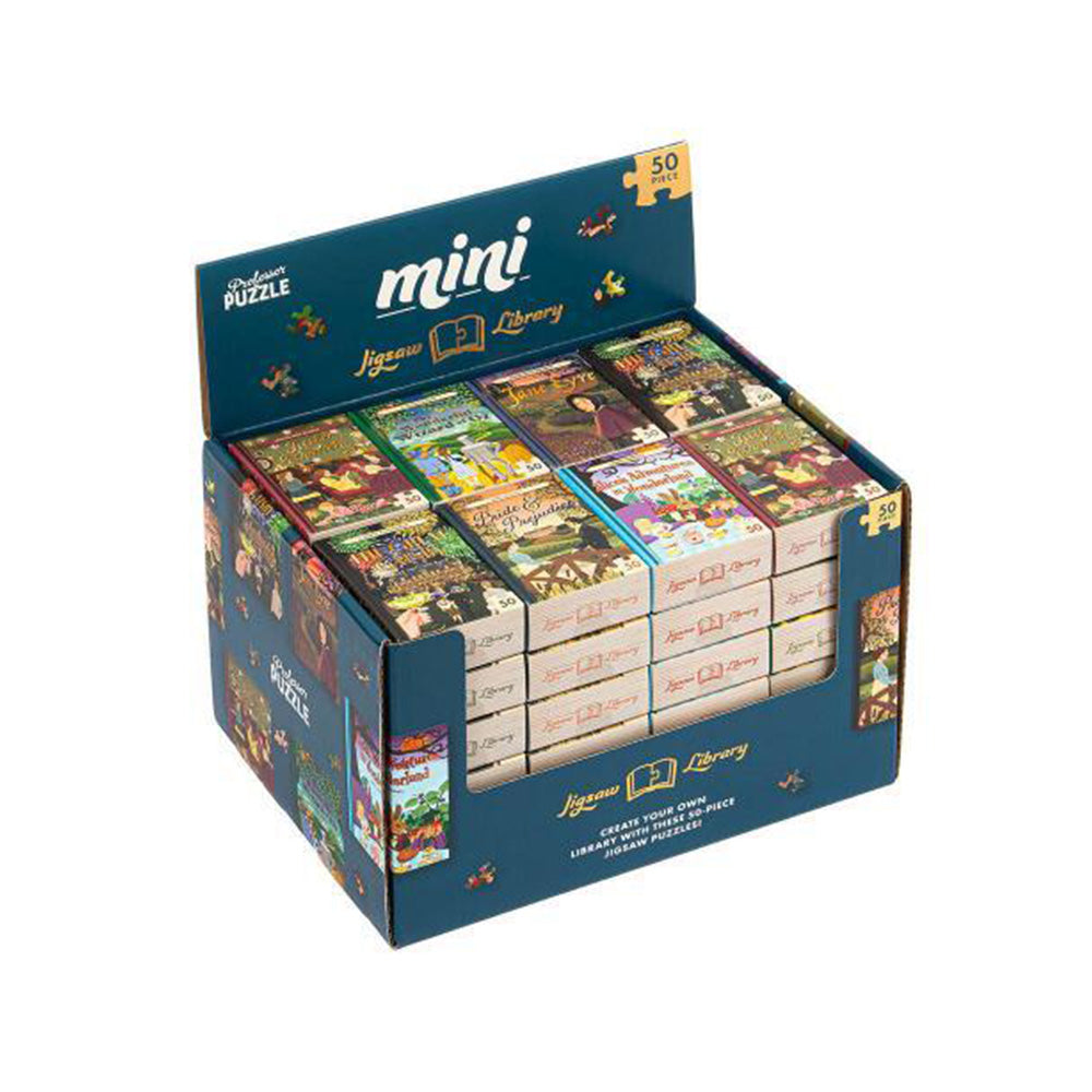 Jigsaw Library Mini Puzzle 50pcs 6 Σχέδια - 1τμχ